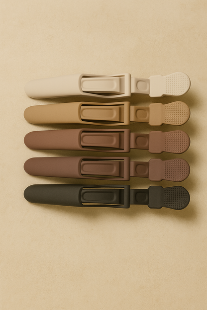 Pinned curls clips